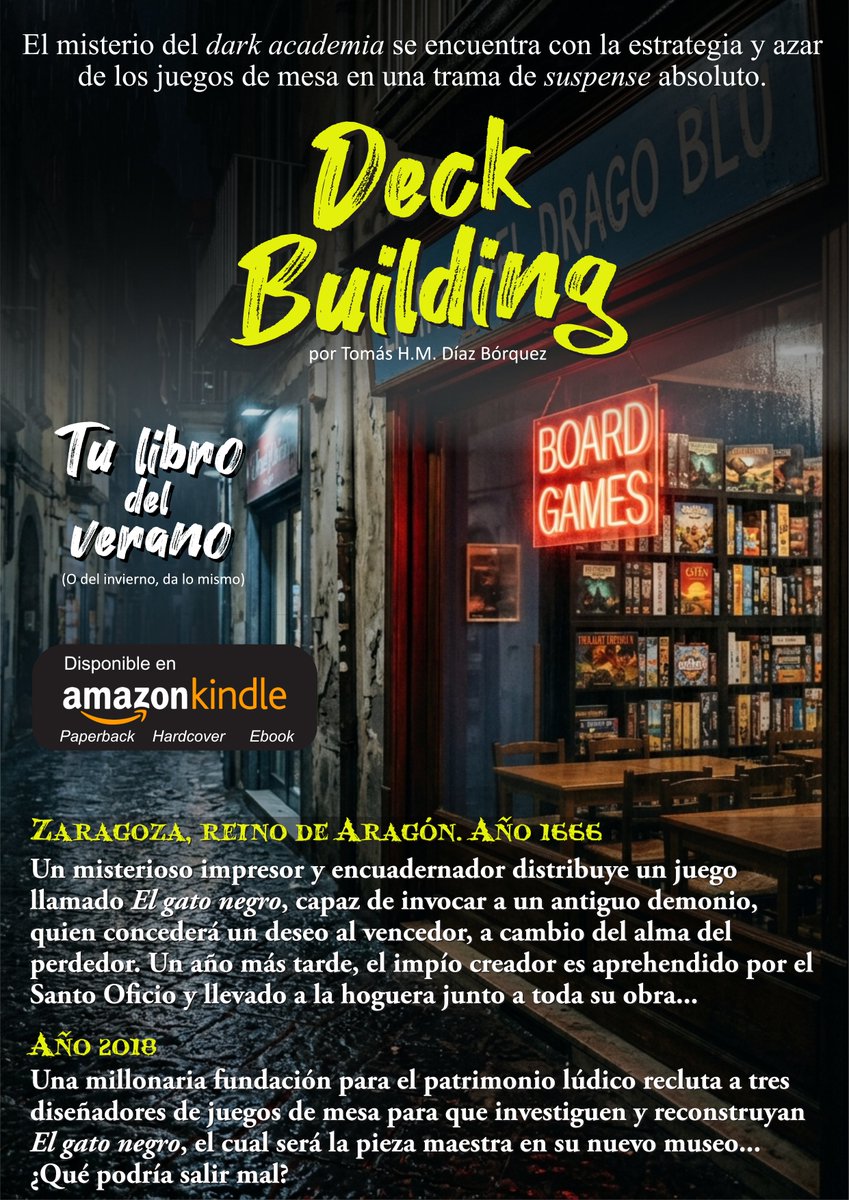 thmdiazb's tweet photo. El dark academia se encuentra con los juegos de mesa en esta emocionante novela que, de seguro, se convertirá en tu libro de estas vacaciones. Consigue tu ejemplar de Deck Building a través de este link: https://t.co/onNutfIB4Z #instabook #bookstagram https://t.co/YjVYhVALqa