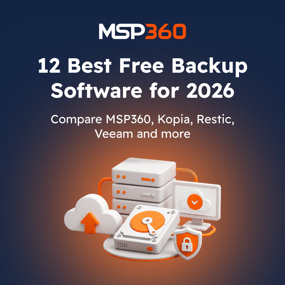 msp360's tweet photo. Free backup software has come a long way.

In 2026, many free tools include:
✔️ Cloud backup
✔️ Scheduling
✔️ Retention policies

The catch? Not every tool fits every user.

A freelancer, a homelab owner, and a home user often need completely different solutions – and the wrong pick means a restore that fails when it matters most.

We reviewed 12 free backup tools and mapped them to the people they're best suited for.

Full breakdown – https://t.co/r4w2dUtf7k

#MSP360 #BackupSolutions #DataProtection #Homelab #OpenSource