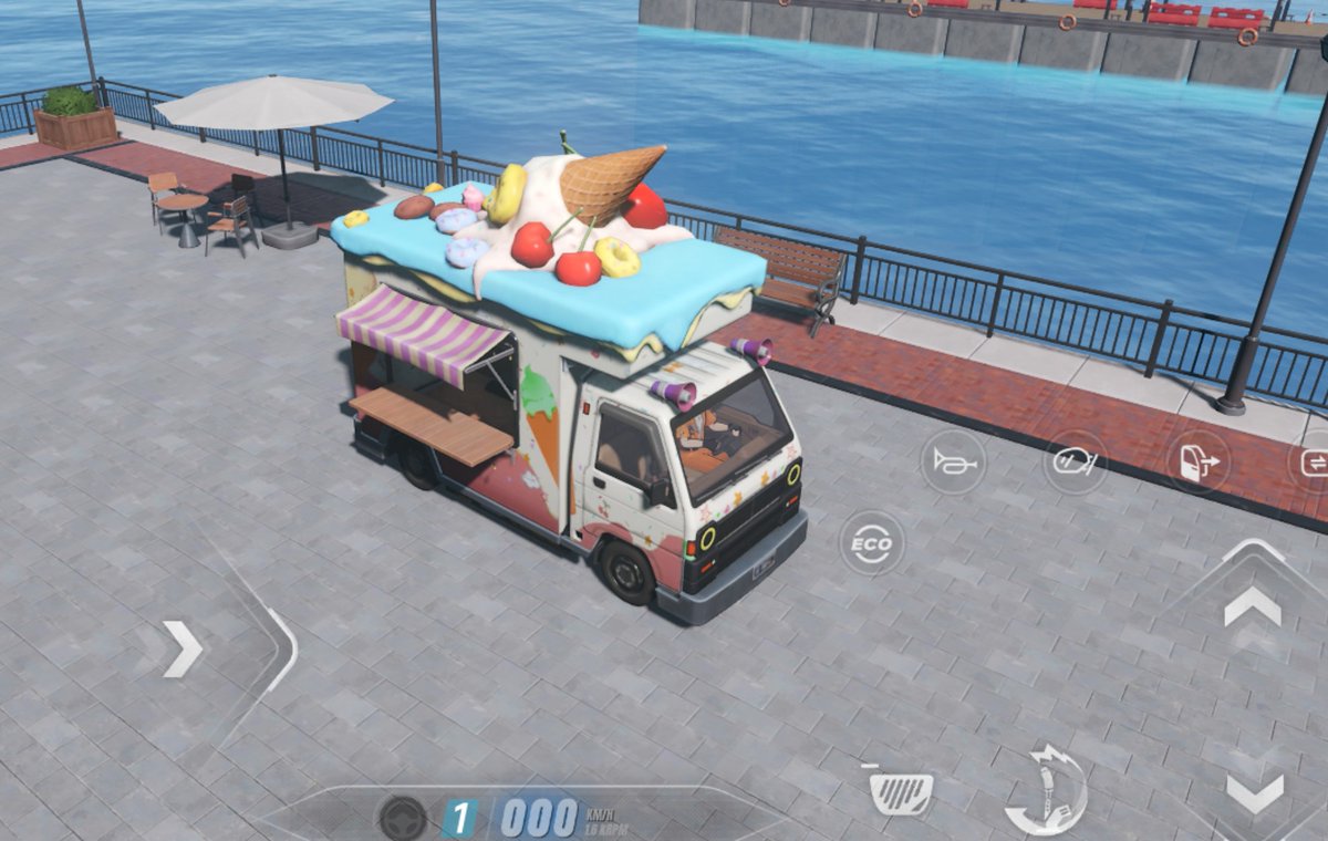 gento_te's tweet photo. このキッチンカーって運転できたんだ😲
#NTE https://t.co/YJfkR0ORJg
