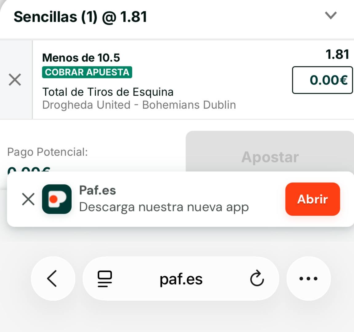 RBetting_'s tweet photo. ✅ SUPER SUREBET:
‼️Error de cuota
🏟️ Drogheda United - Bohemians
➡️ 42€ Más de 10.5 córneres 🏠Betway @2.50 💰105€
➡️ 58€ Menos de 10.5 córneres 🏠Paf @1.81 💰104,98€
📊 BENEFICIO: +5€ (100€ invertidos)
ROI 4,99% 🔥

En la bio más GRATIS🎁 https://t.co/yIeJWEEHht