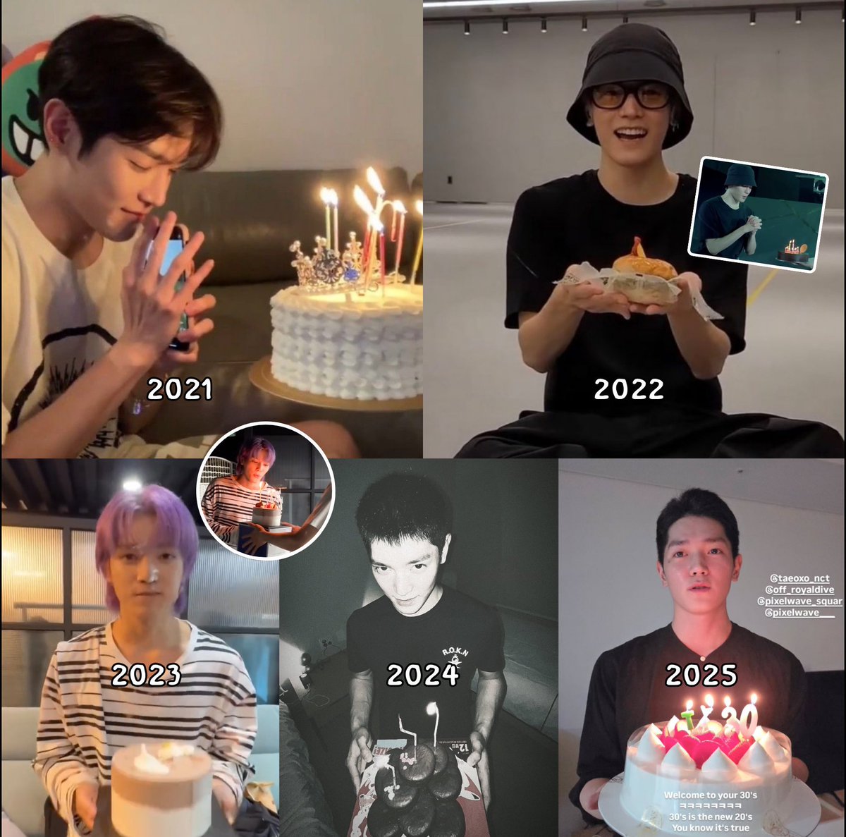 tyongtiwai's tweet photo. สุขสันต์วันเกิดคับลูกอ้วน รอมาอวดเค้กวันเกิดปีนี้น้าาา🎂

#다시_돌아온_태용이의_여름
#TAEYONGat31StillWYLD https://t.co/m4ibu9oiYy