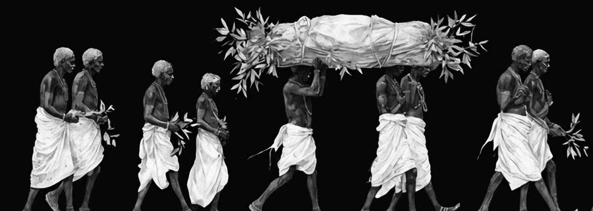 Literarium24's tweet photo. "A homeless man died of hunger, but there was food at his funeral." https://t.co/YWR7f25AQJ