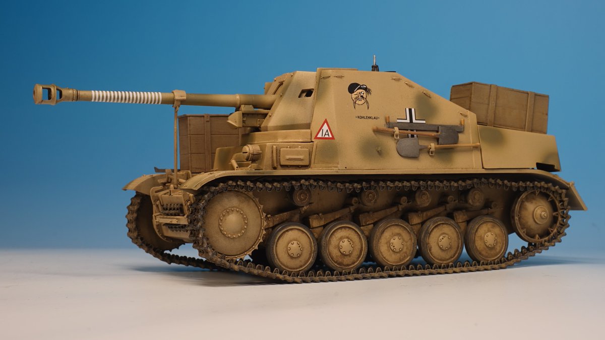 Automatic_fever's tweet photo. 1/35　ドラゴン　マーダー2 中期型　完成！
有名な石炭泥棒のマーキングの個体です。
あれこれ弄っていたら積み消費のためにもう1つ買う羽目になりかなりお大尽仕様に…(反省) https://t.co/jfEuw64KJp