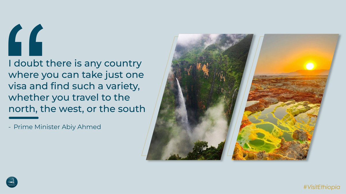 PMEthiopia's tweet photo. 🇪🇹 #Ethiopia: the stamp your passport needs this year!

#PMOEthiopia #VisitEthiopia https://t.co/uUymUwkEBt