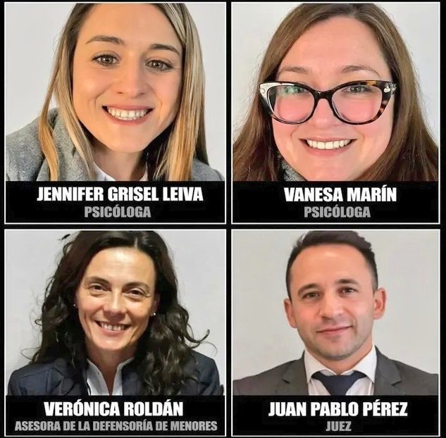 abrilcba_'s tweet photo. Estos cuatro entregaron a Angel a su madre asesina. Estos cuatro siguen en sus cargos impunes. País roto. https://t.co/gRcL57LZZ1