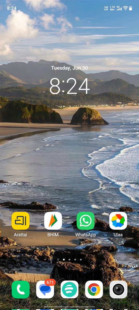 iamcomrade18's tweet photo. My mobile screen shot is that what's yours ? I'm fully used indian app only chrome is icon not use it https://t.co/iRXQrbTngg