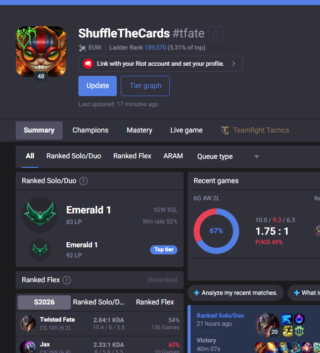 SPapazqn's tweet photo. @SoloQExposed Confirmed to be "Master". Not duoing because Diamond 4 cant duo with emeralds, but to boost her while she outperforms him every game, and their winrate is ~50% which is pretty normal. You are actually tying to get something out of this without even being aware of whats going on. https://t.co/l1H8L3fTWY