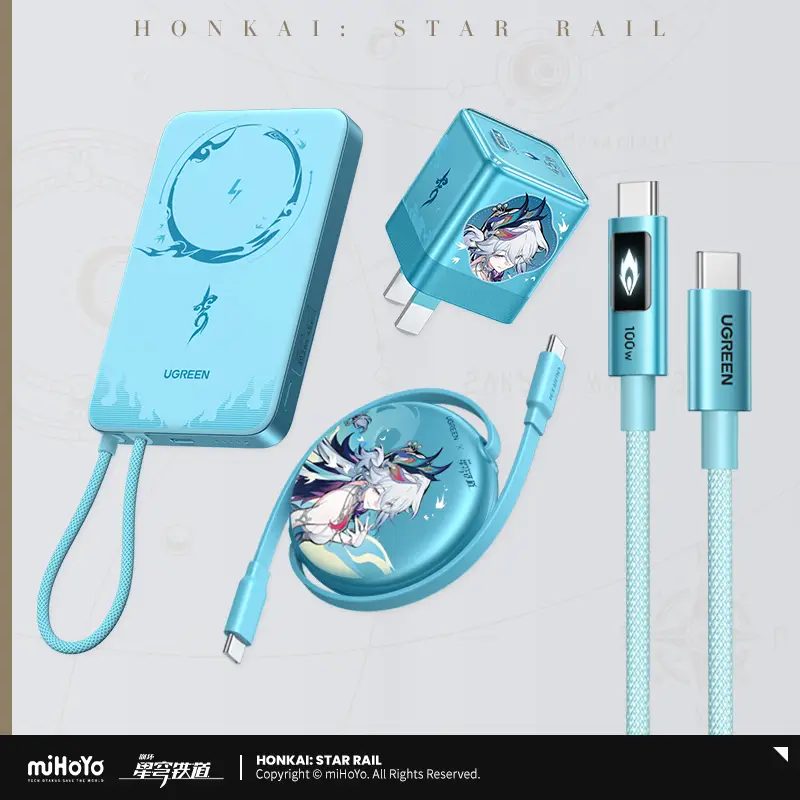 larpcadia's tweet photo. Madam Yao Guang, Seer Strategist of the 7-Arbiter Generals, unveils her newest charger collaboration:

She says: "Much like my divinations—My chargers will show its results reliably and hastily. A worthwhile investment, if you ask me" https://t.co/3QLU9k5ai1