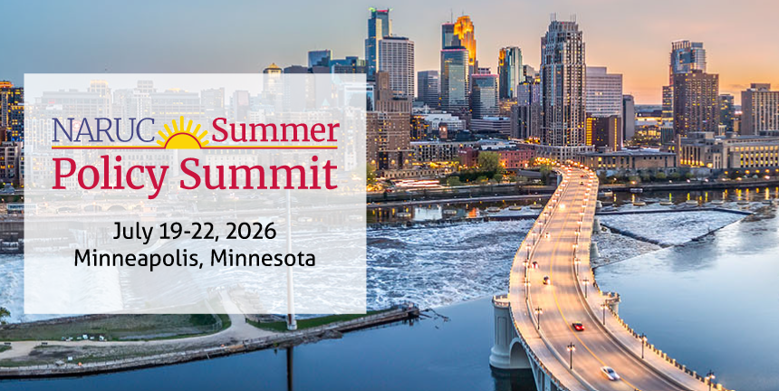 NARUC's tweet photo. Check the agenda and register before rates increase today, June 30, at https://t.co/SewtXoLsxW. #NARUCSummer26 https://t.co/cf8tY5nUZB