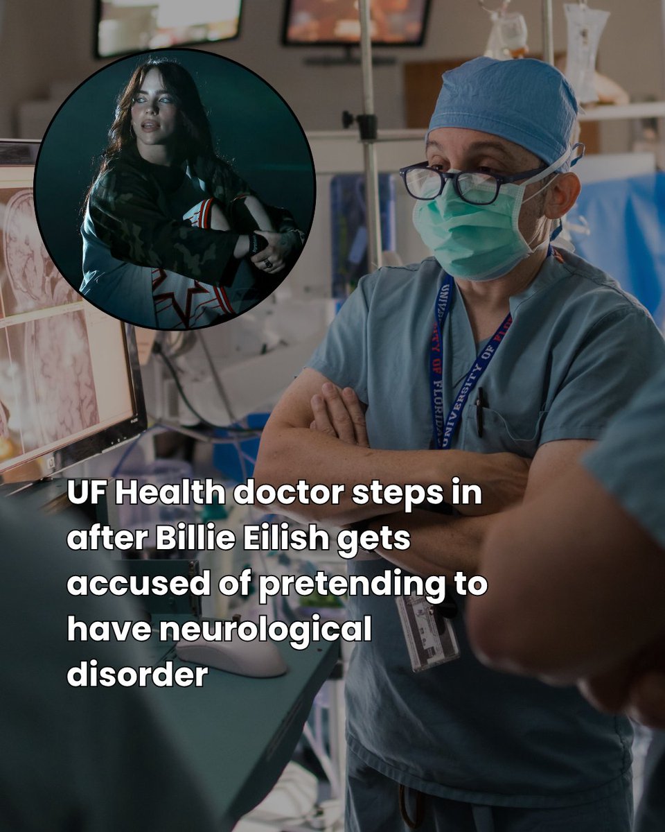 FixelInstitute's tweet photo. After singer Billie Eilish faced online accusations of "faking" Tourette syndrome, Dr. Okun of the Fixel Institute explained that "TS is dynamic, not constant." He also emphasized, "A brief television interview is never a neurological examination."
🔗 https://t.co/ywrsx8IEnK https://t.co/dIlJRrg9Pl