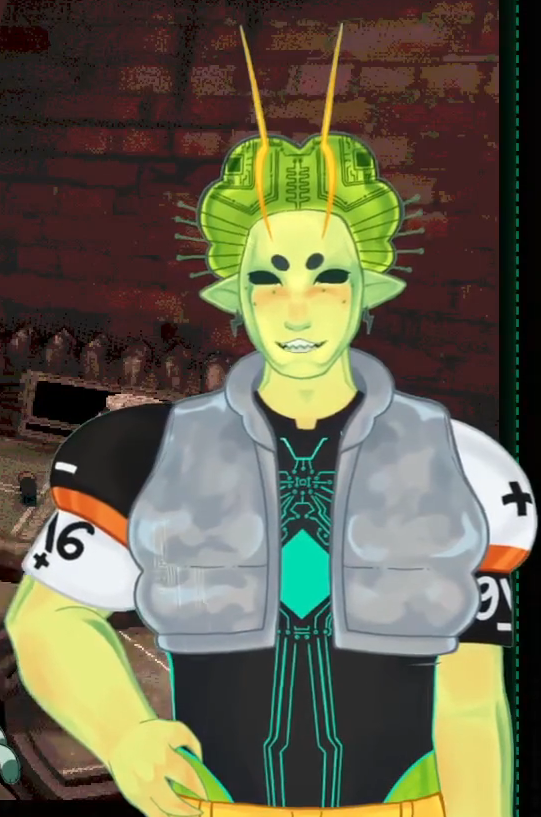 Glitchervius's tweet photo. vtuber vs. species👁️🦠🖥️ https://t.co/HrPtIWBBP4
