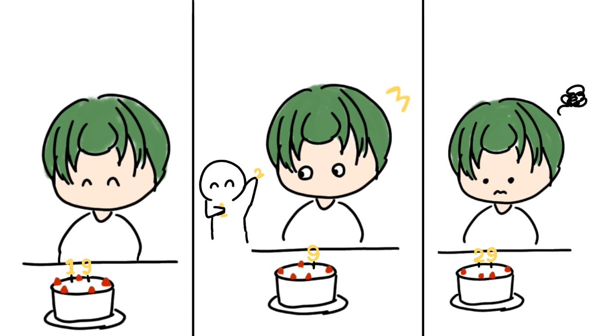 putitomatoto's tweet photo. はぴば https://t.co/m3uu32B7tB