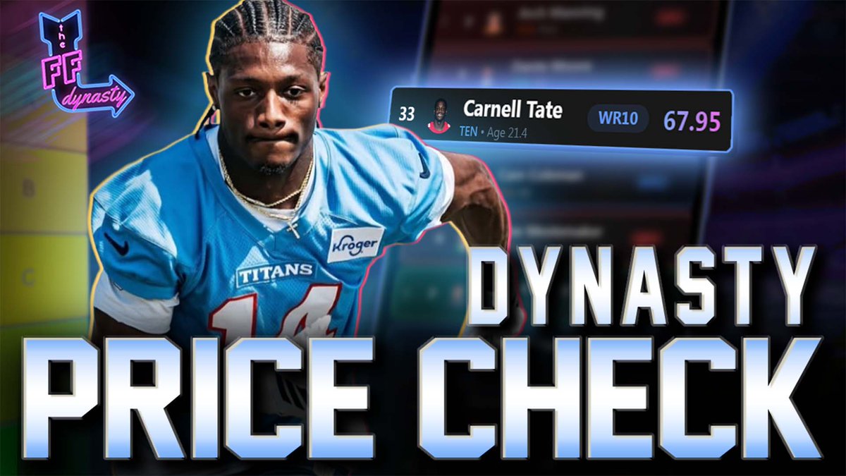 TheFFdynasty's tweet photo. ***LIVE TONIGHT***
⏰8:30pm (EST)

Casey, Chev (@Chev90), + Big Co break down Dynasty Rankings + Player Value Market Checks on the site https://t.co/Hs3SibF8aM