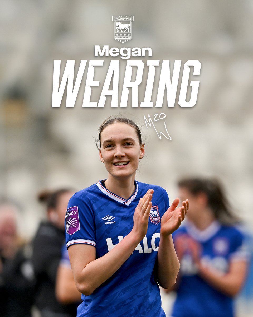 ITFCWomen's tweet photo. 🤝 Ipswich Town Women is pleased to announce that Megan Wearing has signed a new one-year deal with the club.