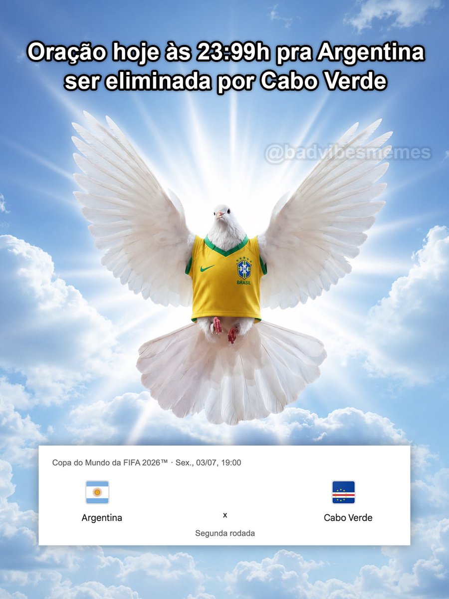 BadVibesMemes's tweet photo. Bora orar meus compatriotas 🚫🇦🇷 https://t.co/Csrg19iFiW