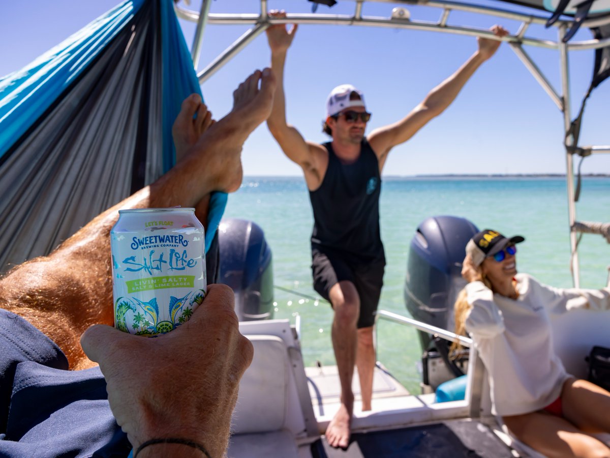 sweetwaterbrew's tweet photo. The hottest days call for the coolest plans.

Grab your crew, hit the water and Live Salty, gang. https://t.co/tkyTMaGDvT
