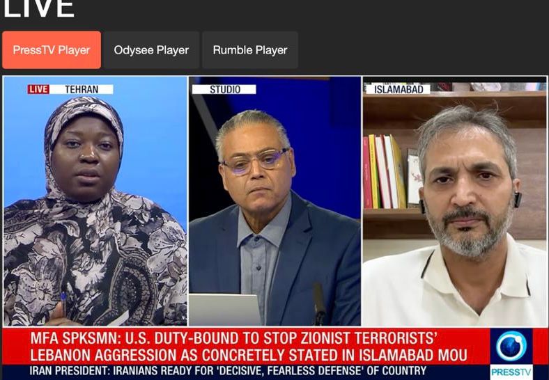 il_jant's tweet photo. Press TV, State TV of Iran, interviewed @ShakeelRamay and highlighted the following:

1.If Iran insists on controlling and imposing tolls on trade through the Strait of Hormuz, then Iran can lose the support of many countries, which supported Iran during the war with the USA. Thus, Iran should bring strait back to pre-war state.

https://t.co/bpRsul5vL3 ensure implementation of the Islamabad MoU, there is a need to bring Israel under some agreement to stop genocide in Lebanon and Gaza; otherwise, Israel will continue to fuel the war.