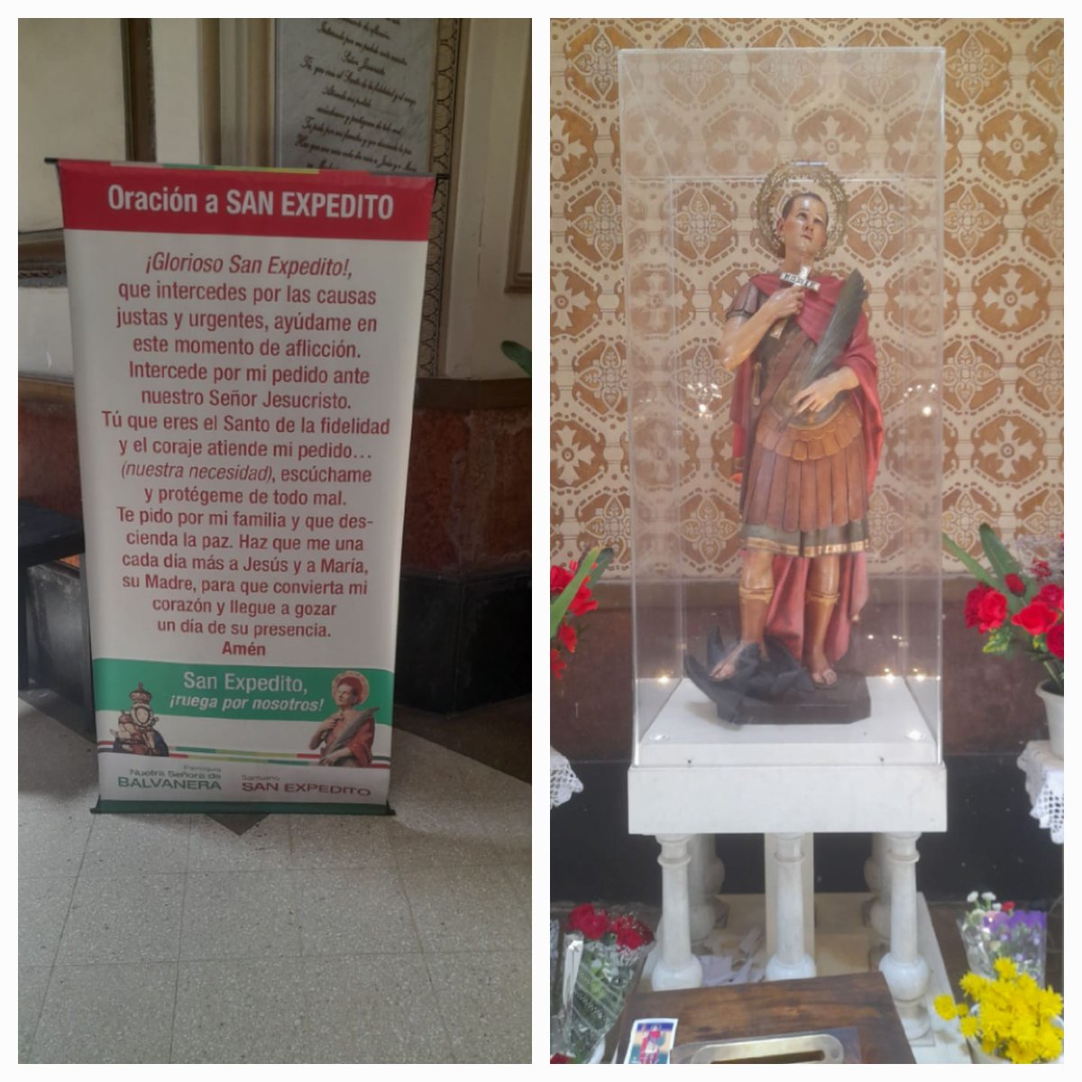 Eltavolp's tweet photo. #SanExpedito hoy pude venir a tu casa en Nuestra señora se Balvanera a darte gracias por la ayuda que me das siempre, por haber salido bien de esta operación y pedirte para que la proxima salga tambien bien y sea la última. https://t.co/n6i5pbZret