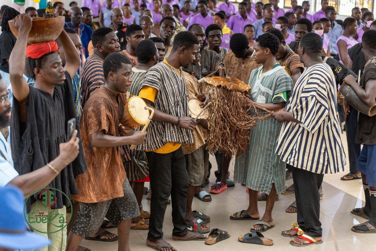 ewezaGH's tweet photo. Every tradition has a story.

This ceremonial drum was carried with great honor. Do you know its significance in Ewe tradition? We’d love to learn from you in the comments.

#Eweza2026 #Eweza #hohoe https://t.co/dx30768kIP