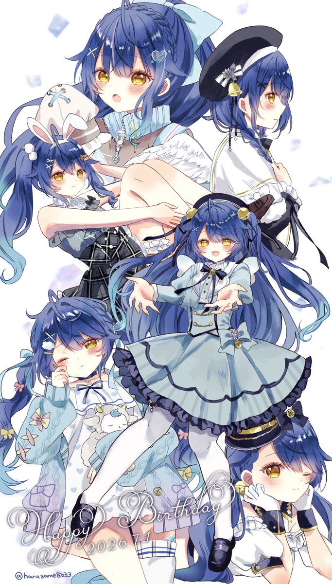 harusame8633's tweet photo. ⋆⸜⊹₊ 𝐇𝐚𝐩𝐩𝐲 𝐁𝐢𝐫𝐭𝐡𝐝𝐚𝐲 ₊⊹⸝⋆
幸せいっぱいな一年になりますように！

🩵#あまみゃHBD2026 
🩵#絵こころ https://t.co/XvX2NX9mYw
