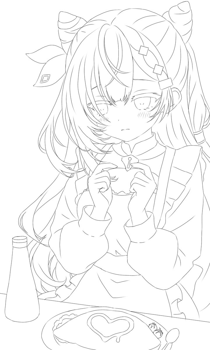 Resonance0307's tweet photo. 6月も終わりですね、今月はzetaちゃんを描きまくった月になりました( *´꒳`*)✏️
せっかくなので背景なし差分置いときます https://t.co/HcCjB7y4G1