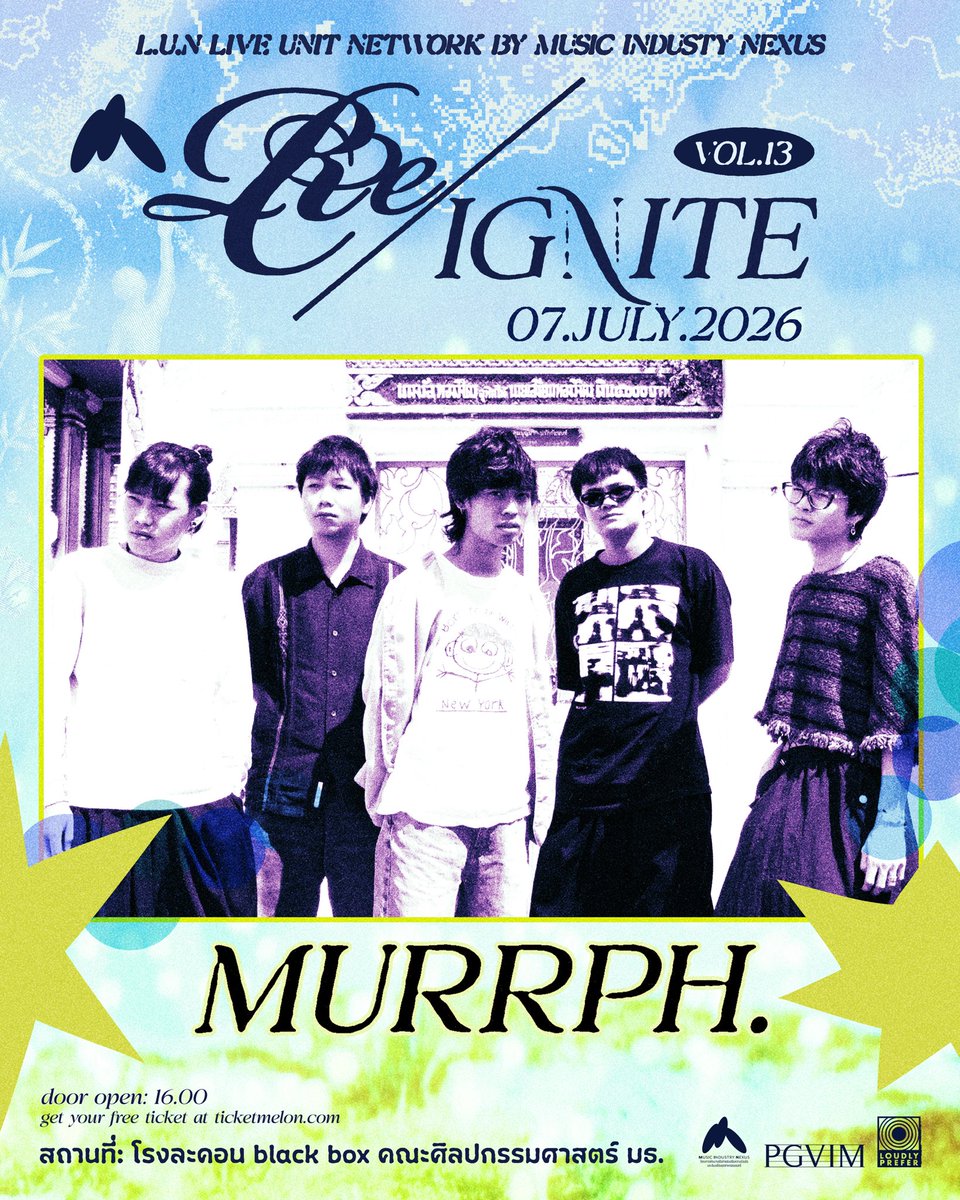 Musiclunnexus's tweet photo. เปิดโฉมหน้าศิลปินทั้ง 5 ที่จะมาทำให้คุณตื่นตากันในงาน RE/IGNITE 👀🌟
ถึงเวลามาเจอกับดวงดาวที่จะมาเติมเต็มค่ำคืนนี้ไปด้วย กัน✨️🎋
เตรียมตัวให้พร้อม แล้วมาปล่อยใจไปกับเสียงเพลง และความฝัน🎵💭
#ReIgnite #MusicIndustryNexus #LiveUnitNetwork #ลั่น #มหาวิทยาลัยธรรมศาสตร์ https://t.co/lfscf0Y7LG