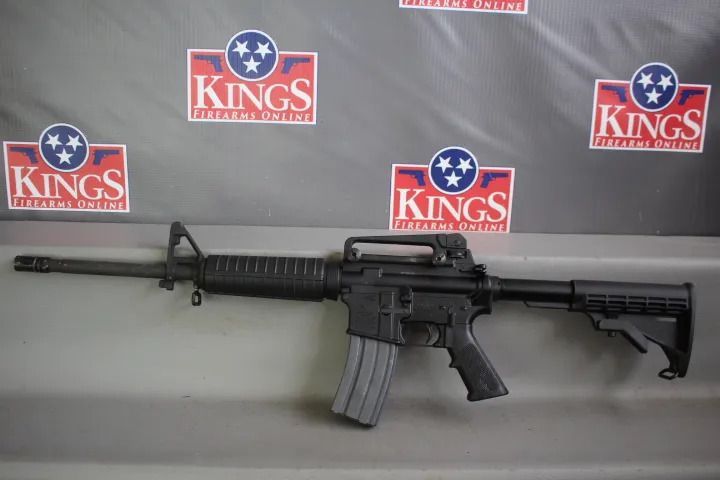 KingsFirearmsTN's tweet photo. LE trade-ins with some red, white, and duty-used character. 🇺🇸

B.F.I. XM15-E2S, S&amp;W M&amp;P-15, M&amp;P .357 SIG, and Remington 870 Police Magnum.

Which one gets your attention first?

Check them out here:
🔗 https://t.co/dfCu4XUEEC https://t.co/MDvjYnNtQY