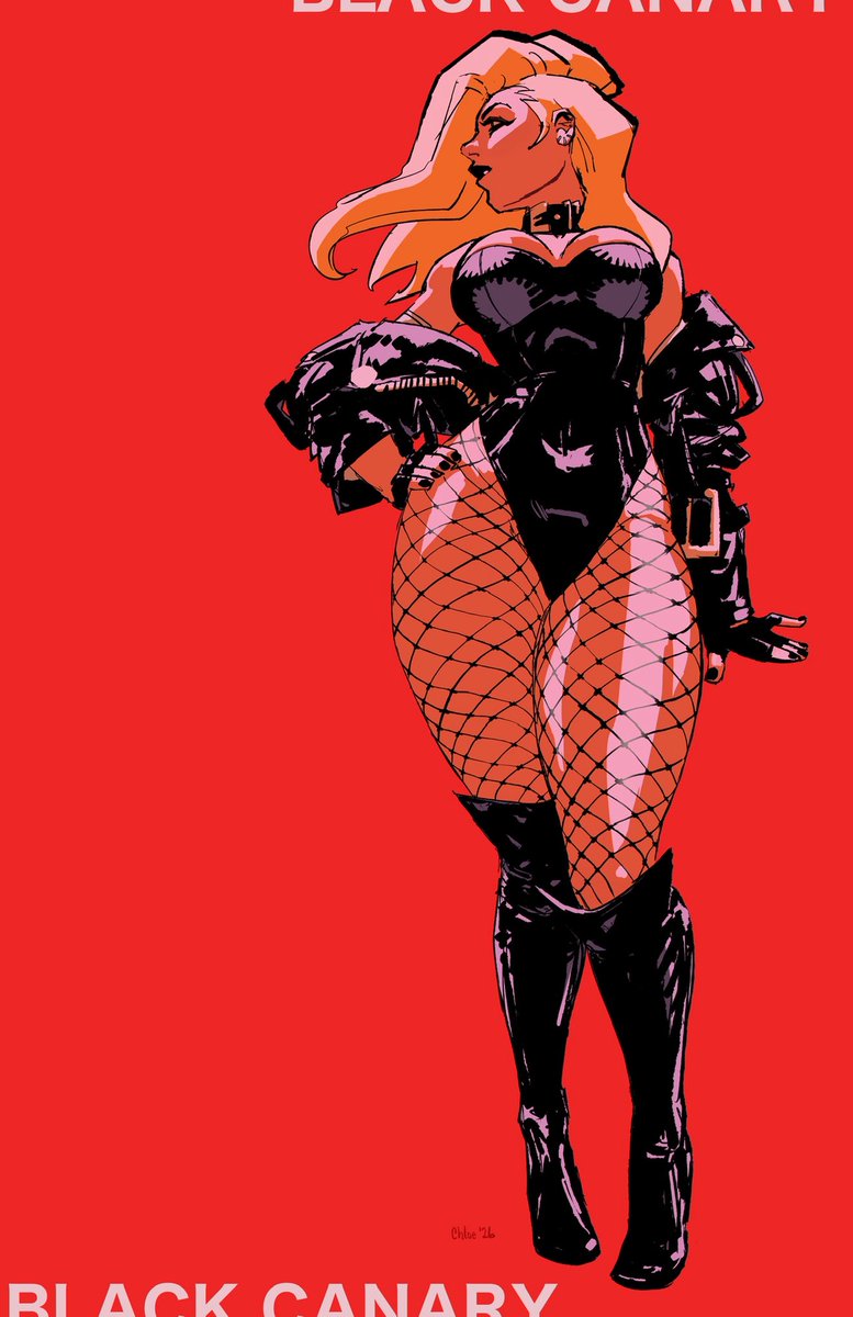 Chloe_in_pink's tweet photo. The baddie herself: Black Canary! https://t.co/VUs5uqo3eE