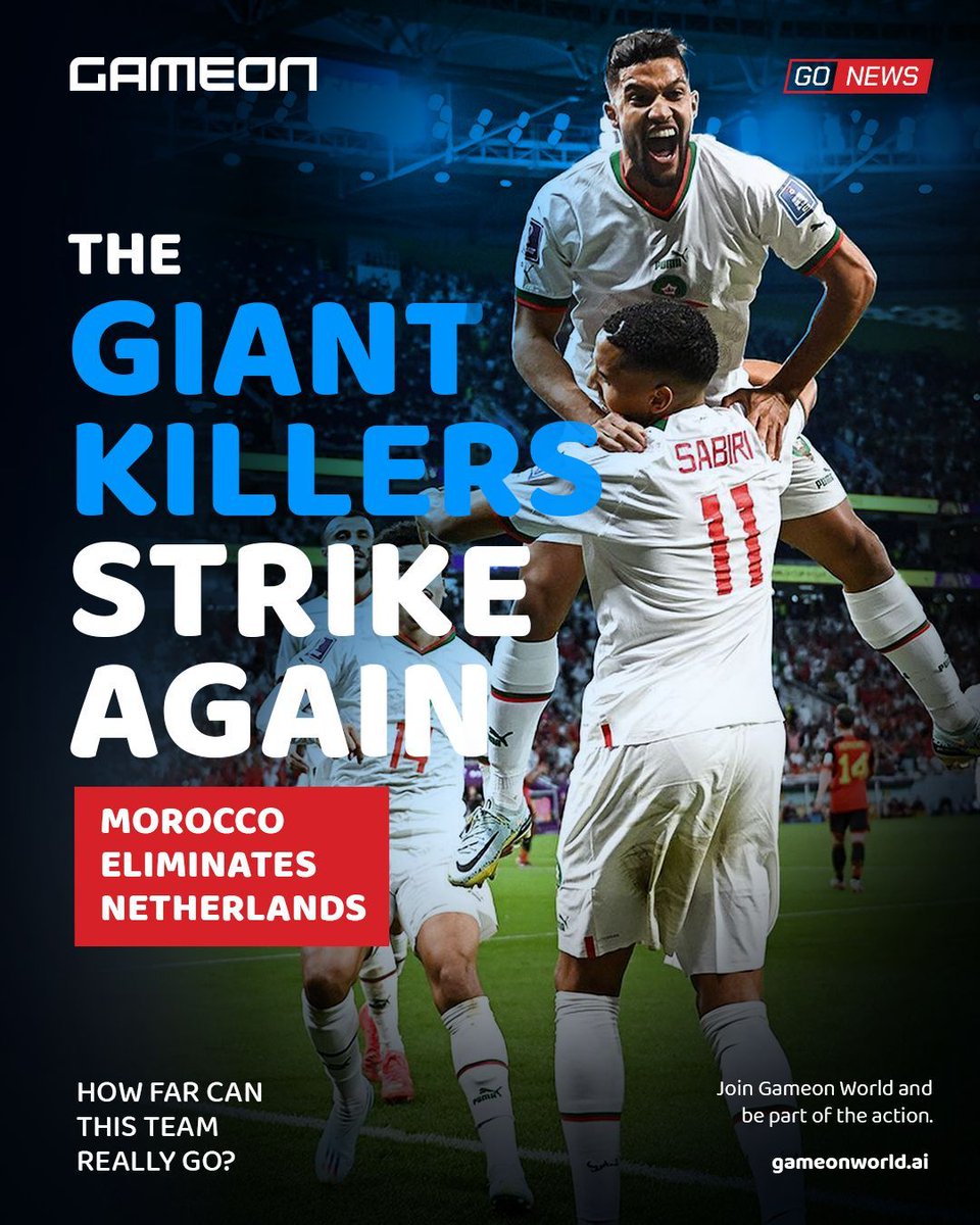 Gameonworldai's tweet photo. 🚨 The FIFA Knockout Stage begins! 🏆

Every match counts. Every decision matters.

Make the call before the game does.

🌐 https://t.co/pIPRNQe8iW

⚡ Every game is yours to play.

#FIFA #Football #KnockoutStage #GameonWorld https://t.co/F4BLqgkCxn
