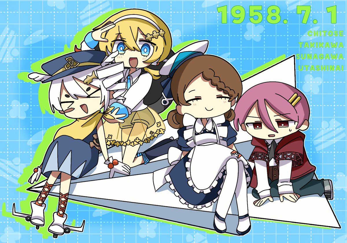 ⭐市制施行おめでとう！②⭐ #ぽかぽか街道 #市町村擬人化