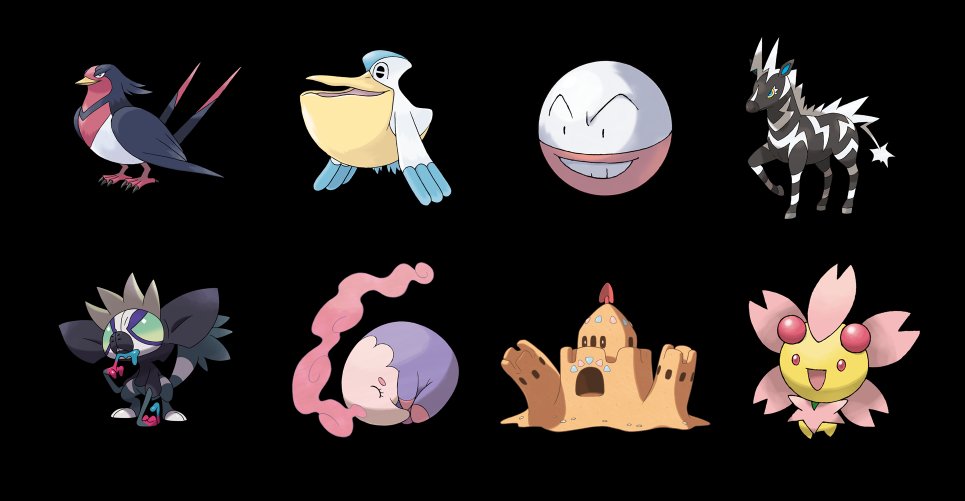 MrFrozenScott's tweet photo. All pokemon that get new evolutions in WiWa (Cherrim's evolution is in fact in the base game) https://t.co/rrRWSOr8yV