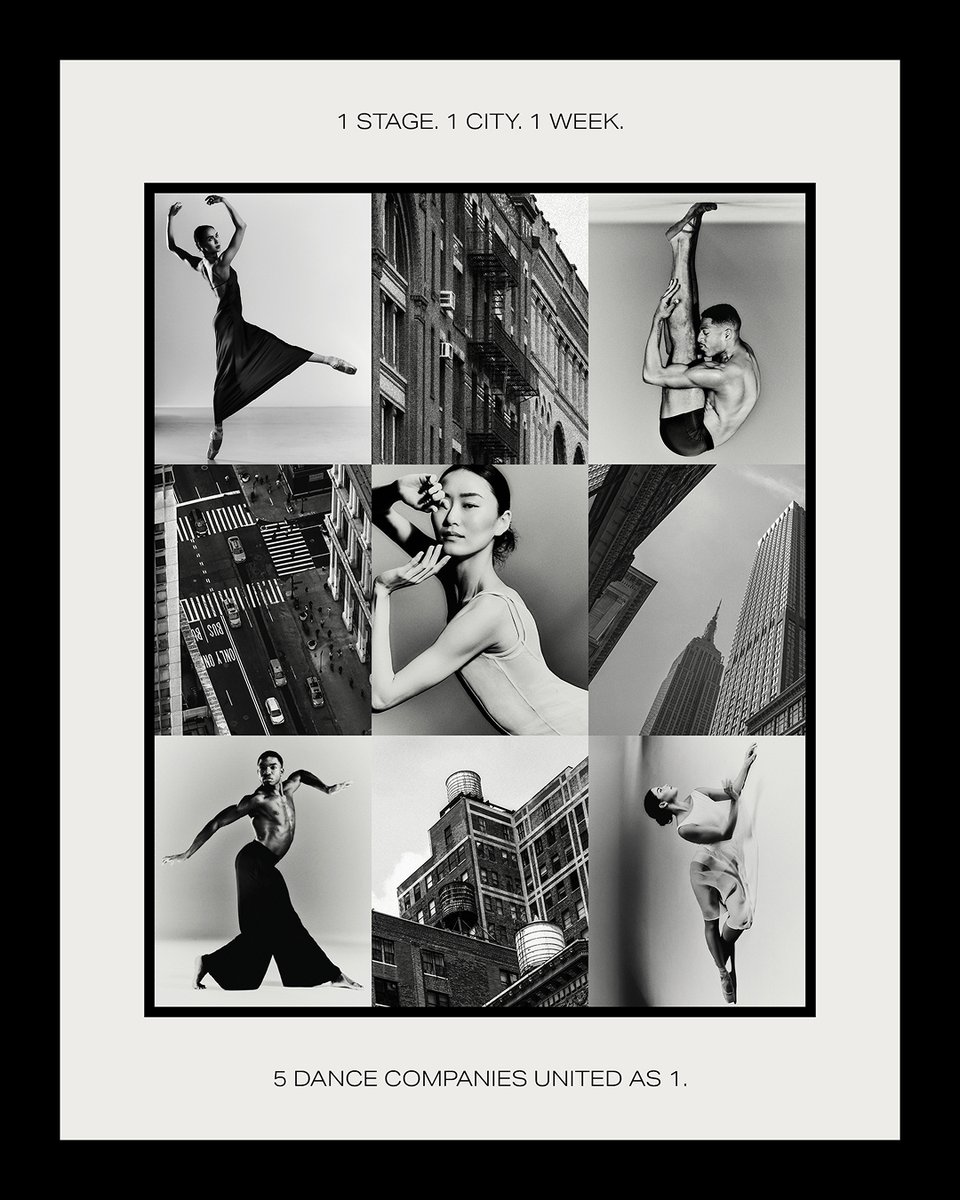 LincolnCenter's tweet photo. The BAAND Together Dance Festival returns to Lincoln Center. 

From July 28 to August 1, @BalletHispanico, #AlvinAiley, @ABTBallet, @nycballet, and @DTHballet will share the stage in a one-of-a-kind collaboration. Made possible by CHANEL.

Dancer portraits by Darren Gwynn. https://t.co/b8iLtEfobr