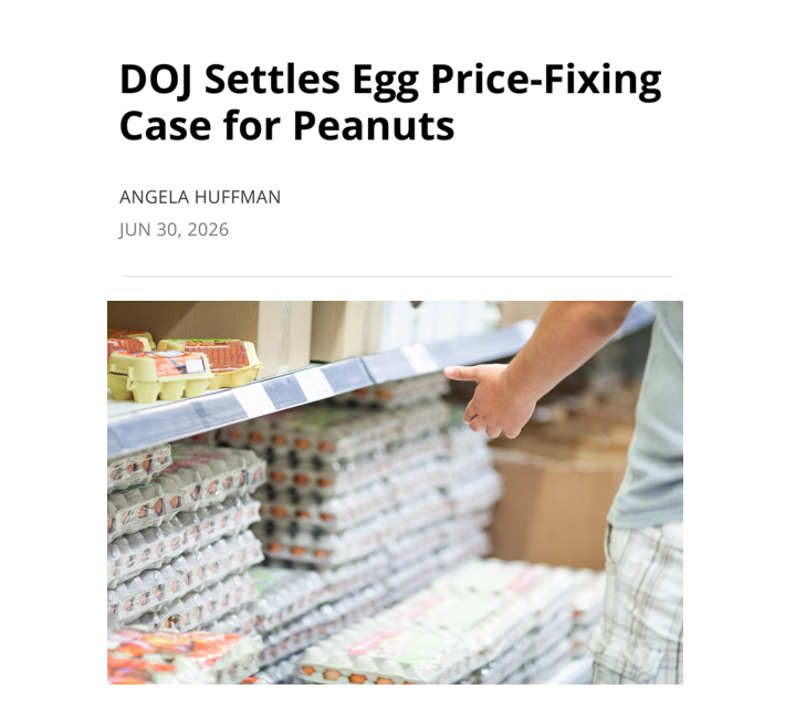 FarmActionUS's tweet photo. Cal-Maine reported roughly $1.2 billion in profits during the egg price spike.

Now it will pay just $1.5 million to settle the government's egg price-fixing allegations.

That is not enough.

The DOJ and 17 state attorneys general say Cal-Maine, Versova, and Hickman's Egg Ranch unlawfully coordinated for years to influence a key egg price index.

That index is used in egg supply contracts across the country.

When it went up, retailers and consumers paid more.

At the same time, many farmers raising the eggs did not share in the windfall.

Farm Action documented one Cal-Maine contract farming family that was paid just 26.75 cents per dozen while shoppers were paying as much as $8 or $10.

Consumers paid record grocery prices.

Taxpayers funded avian flu bailouts.

Local food system programs lost funding.

Big Egg made huge profits.

A settlement this small will not stop it from happening again.

We need real accountability for corporate price manipulation in our food system.