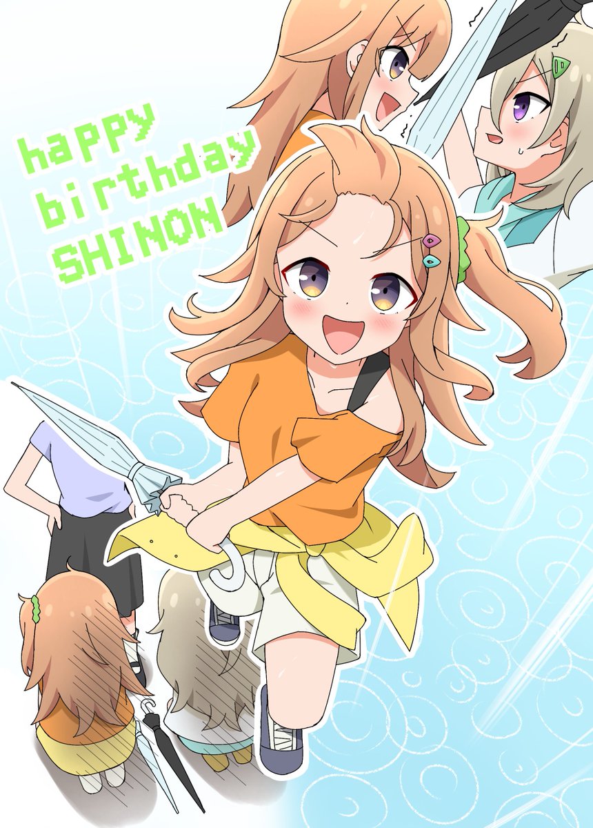 hiyamugiig's tweet photo. しのんちゃんお誕生日おめでとう！
雨女は傘が似合うね☂️
#小川しのん生誕祭2026
#ひびめし https://t.co/IhhGh1GIS3