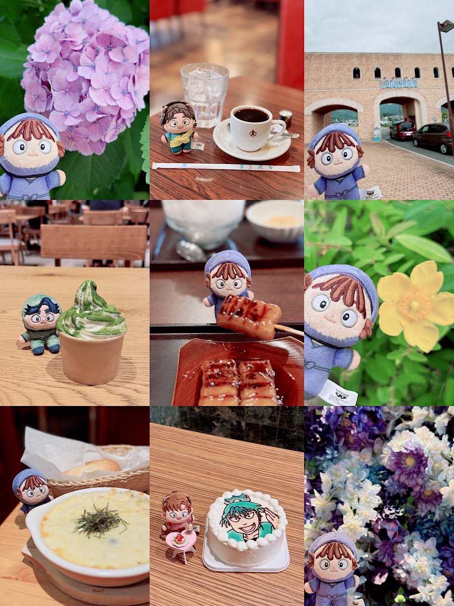 883mg_'s tweet photo. あああ微妙に6月中に間に合わなかった！

6月はアンティークのおかげでおいしいケーキ食べれてよかった♡

7月もいろんなところにいって美味しいものたべられるといいなー！

#今月撮ったほわぬいを晒そう
#ほわぬいといっしよ
#rkrnぬい撮り部 https://t.co/SjCsan7TvP