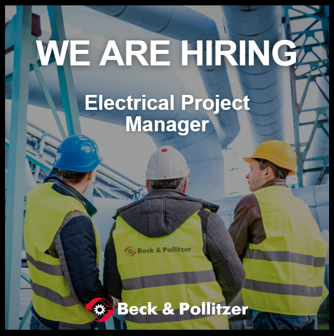 BeckU57444's tweet photo. ⚡ We're Hiring: Electrical Project Manager ⚡

https://t.co/cuNEAjclbX

#WeareBeckandPollitzer #Electrical #ProjectManager #NowHiring #Jobs #IndustrialConstruction #Spartanburg https://t.co/SUZXzlLPXB