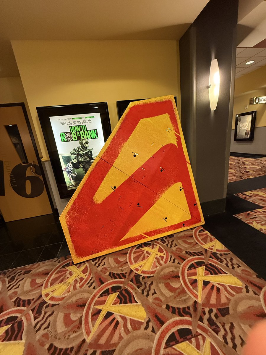 ThatChrisGore's tweet photo. On Monday at an AMC Theatre, I witnessed a worker taking apart the Supergirl standee to put the remains in the trash. This is after the first weekend. https://t.co/nCEdITHJ0f