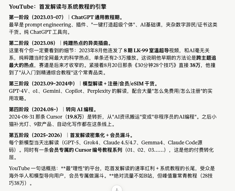 PgoneShady31198's tweet photo. 最近一直在研究自媒体怎么起号,发现有一个不错的思路,先去爬对标博主的所有信息,然后丢给 claude 进行总结 https://t.co/yzzy2JYmnI