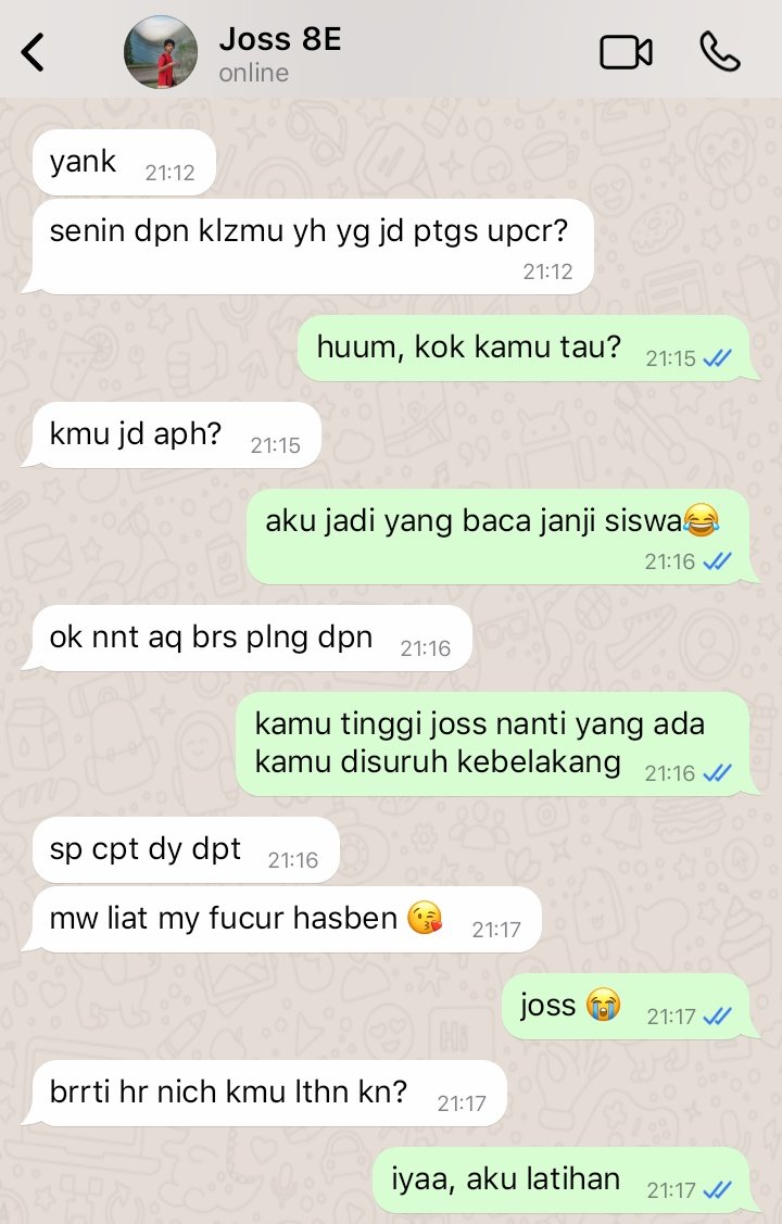 vnsmoek's tweet photo. status Joss 8e yang udah jadi pacar Gawin 8a: https://t.co/5XSC80kzPU