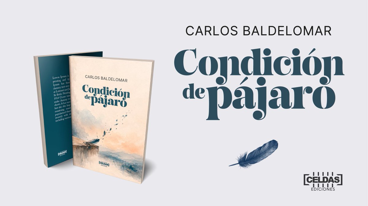 celdas_e's tweet photo. «Condición de pájaro» es la bitácora del vuelo de un ave que juega con el aire como si fuera la propia sangre del poeta. En estas páginas se registra un himno creado con el aliento de las heridas del amor: https://t.co/W1QOGDmmp5
