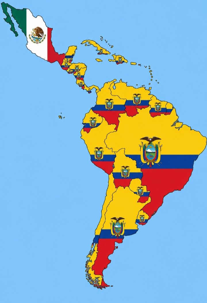 Ch3j02025's tweet photo. @radiocentroec Así amanece América Latina, no nos falle Ecuador https://t.co/vopAev17h6