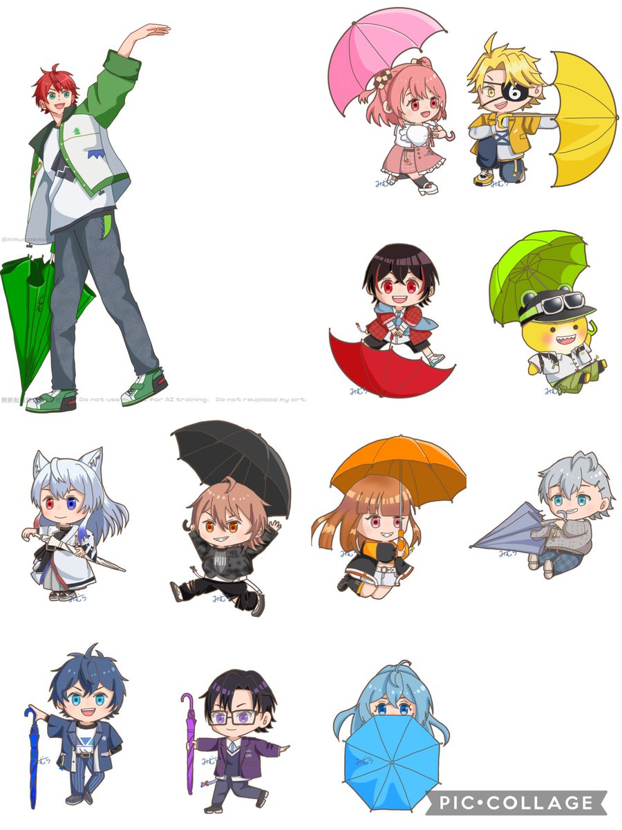 123456789onenineコラボ 一点物 額付きイラスト せっかくなので、1人ずつ載せておきます。(｢今月描いた絵｣がこれだけ