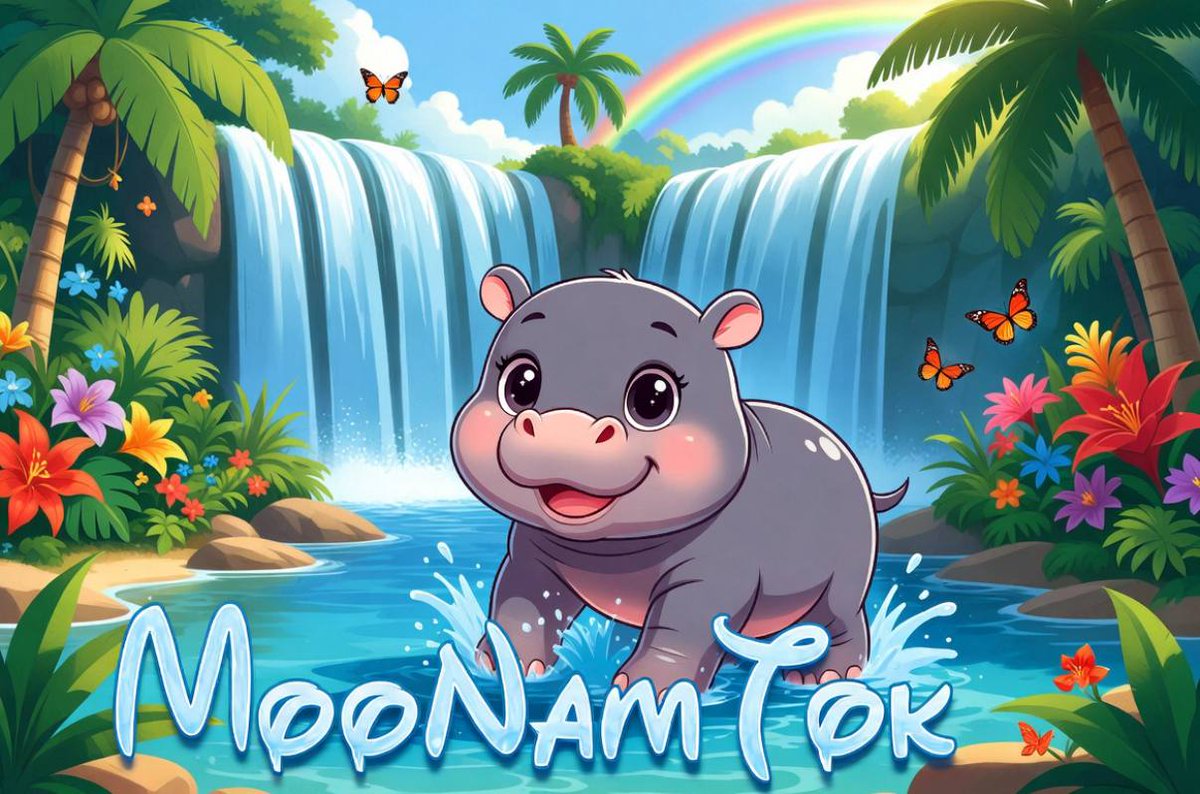 MooNamTokPage's tweet photo. @mdudas @Pumpfun @blknoiz06 Great day to check out MooNamTok on pumpfun.

Yahoo news just covered our cute little hippo 😍 https://t.co/f4BwxCbja5