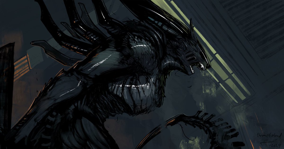 ThemeFinland's tweet photo. Prowling Werewolf xenomorph https://t.co/8auuXQ9dsH