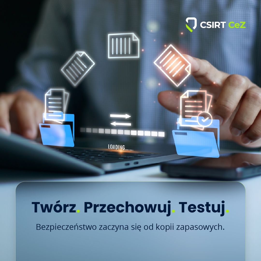 CSIRT_CeZ's tweet photo. 🛡️ Kopie zapasowe to Twój cyfrowy pas bezpieczeństwa. Trzymasz rękę na pulsie czy zdajesz się na szczęście?

Wyobraź sobie poranek: włączasz komputer w organizacji i widzisz żądanie okupu za zaszyfrowane pliki. Dla wielu podmiotów medycznych to rzeczywistość, która bez przygotowania oznacza gigantyczne straty finansowe i wizerunkowe.

Samo „robienie backupu” to jednak za mało. Diabeł tkwi w szczegółach. Czy pamiętasz o fundamentach bezpieczeństwa?
❓ Czy stosujesz zasadę 3-2-1?
❓ Czy regularne testujesz backup'y?
❓ Czy masz wdrożoną politykę przechowywania?

Dobrze zaprojektowany system kopii zapasowych jest jak polisa ubezpieczeniowa. W krytycznym momencie może zdecydować o tym, czy Twoja organizacja przetrwa kryzys.

Chcesz poznać wszystkie 9 złotych zasad i bezpiecznie wdrożyć je u siebie?

📥 Przeczytaj więcej i pobierz bezpłatnie „Fundamentalne wytyczne w zakresie ochrony przed cyberatakami”:
https://t.co/XKqrEgDxK4

#CSIRTCeZ
