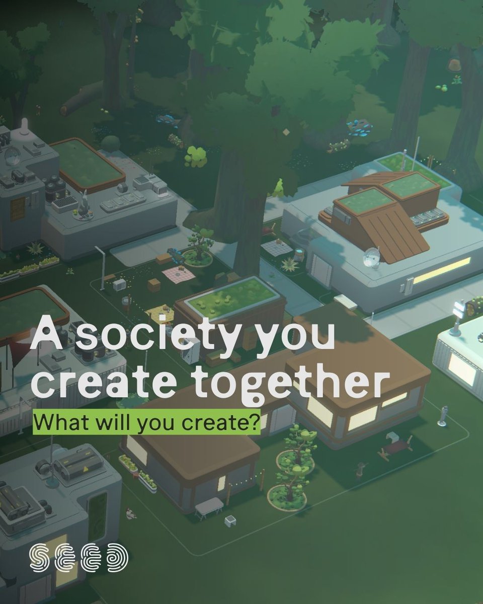 seedmmo's tweet photo. This was once all there was. One Seedling, one tent, some trees.
Now look at it.
No single person built this town. Everybody in it did. This is SEED. https://t.co/ty43P20ZO9