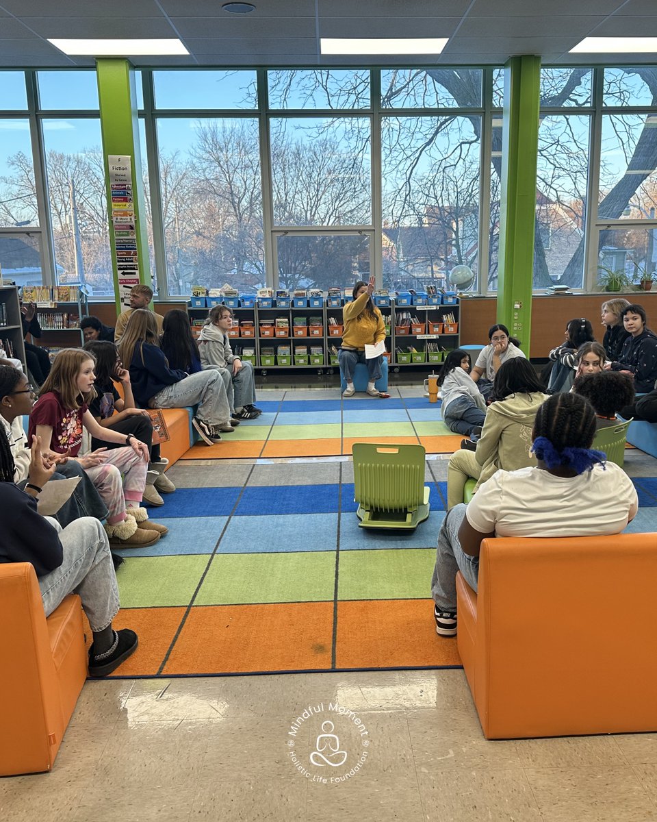 HLFINC's tweet photo. #TransformationTuesday ✨
At Parkside School of the Arts, Rosemary leads our Mindful Ambassador Meeting—empowering students to lead with mindfulness, support peers, and build lifelong tools. 🧘🏽‍♂️💬
Learn more: https://t.co/04vNdg5iSk
Bring it to your school 🙌🏽 https://t.co/GEUHCy8ghh