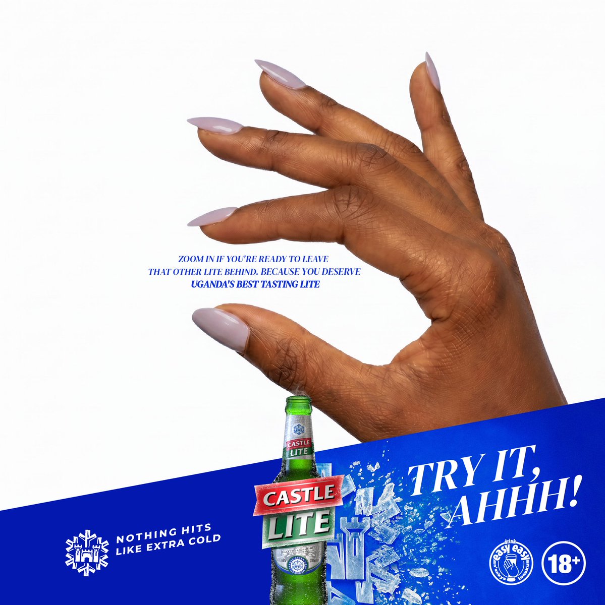 CastleLiteUg's tweet photo. It’s time to get closer to the Lite made for your taste buds. Your usual Lite has had its chance.

TryItAhhh CastleLite https://t.co/7upd7AbDny