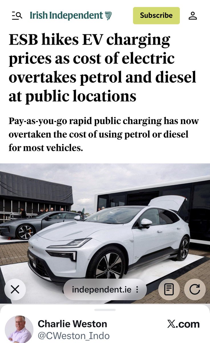 WatchdogTh96012's tweet photo. The Greatest Scam. Suck you in then fleece you. My diesel is going nowhere. #EVscam #BurnBabyBurn https://t.co/QGiXfiK1i6