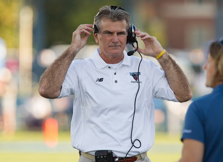 BlackBearsFB's tweet photo. Coach Cos 
36 years of service at UMaine
23 years as head coach
Letterwinner and all-conference QB
Three conference titles
Three conference Coach of the year honors 

And now a member of Maine Football’s prestigious Ring of Honor. 

Congratulations Coach!

#BlackBearNation https://t.co/pVOPP9Z0tv